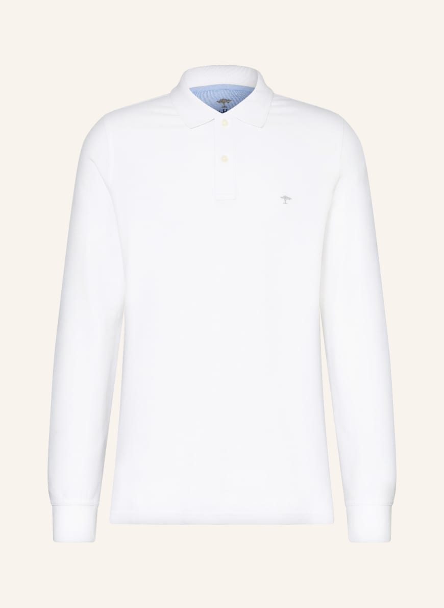 FYNCH-HATTON Piqué polo shirt, Color: WHITE (Image 1)