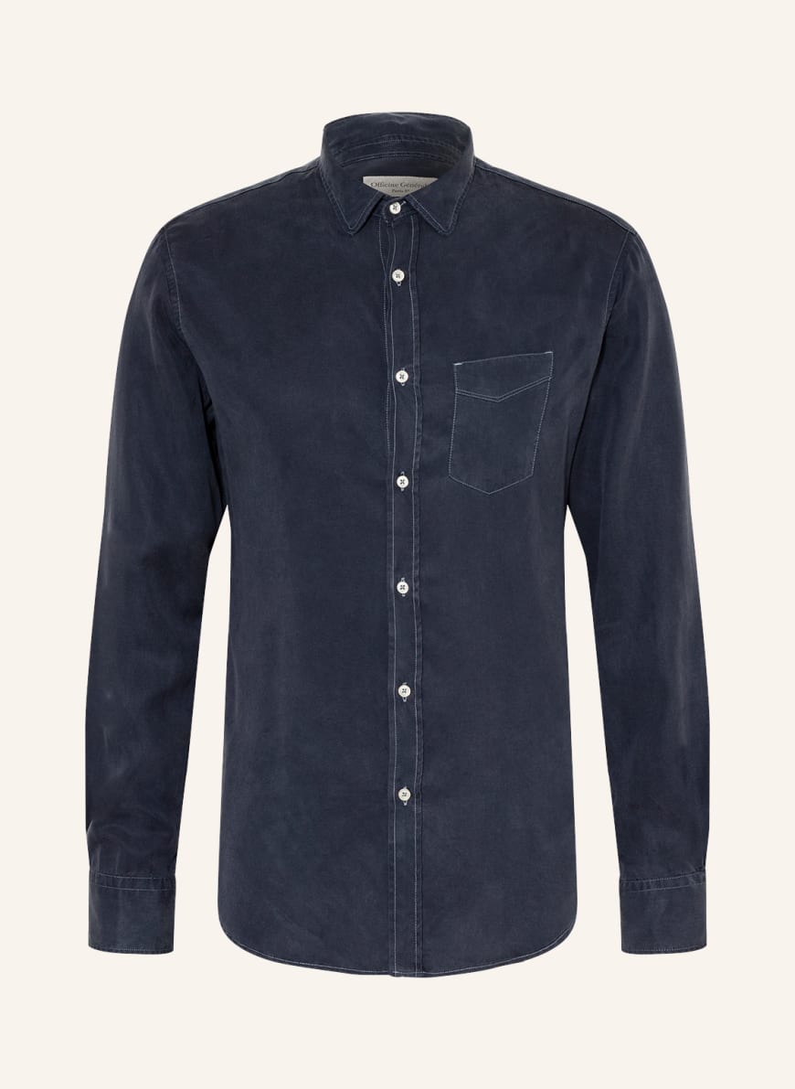Officine Générale Shirt LIPP slim fit in dark blue | Breuninger
