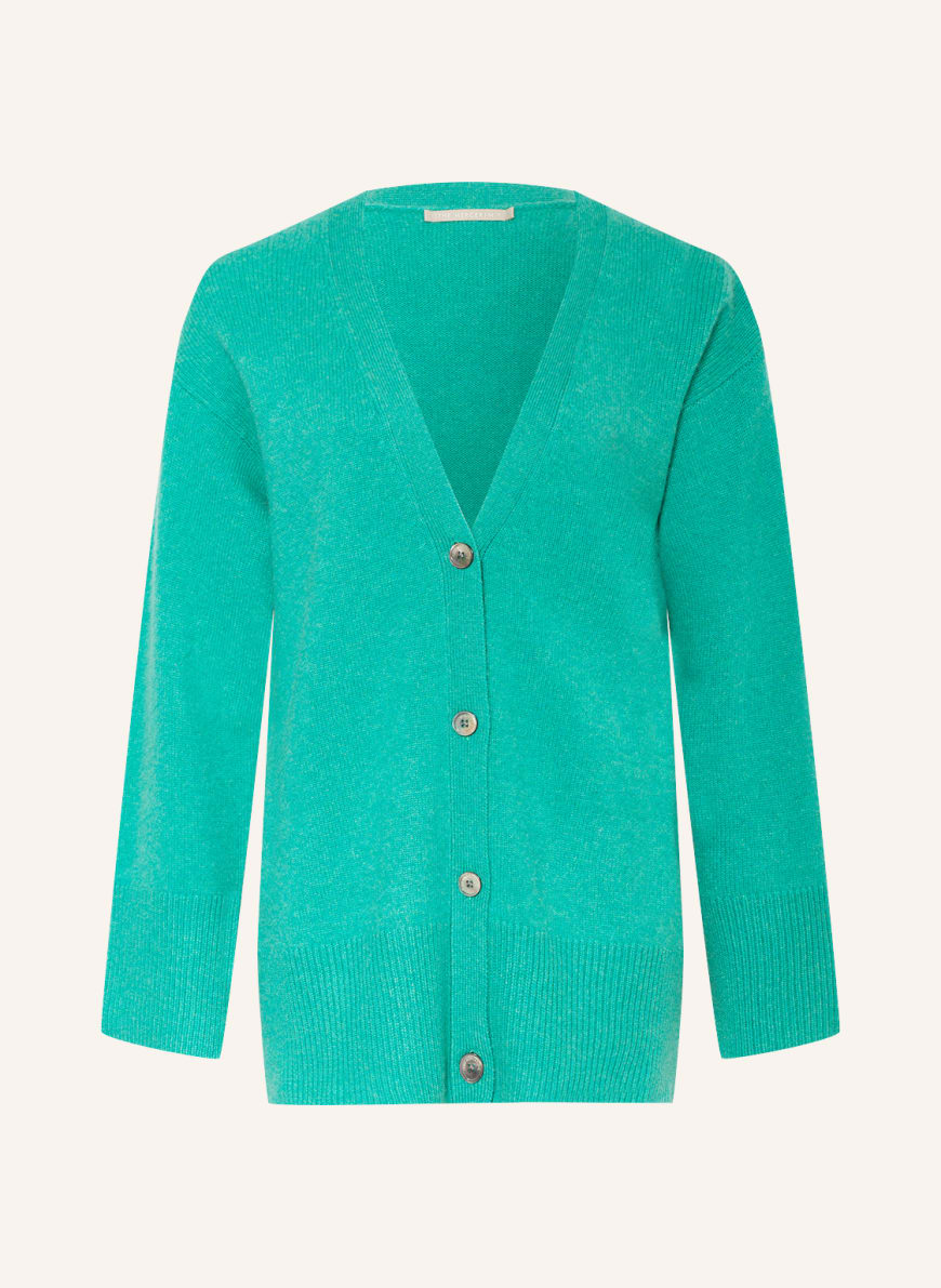 (THE MERCER) N.Y. Oversized cardigan made of cashmere, Color: GREEN (Image 1)
