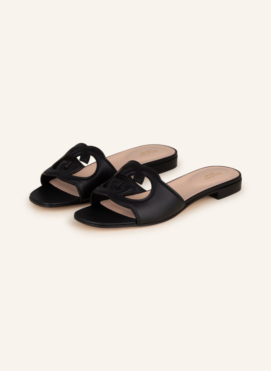 GUCCI Pantoletten, Farbe: 1000 BLACK(Bild 1)