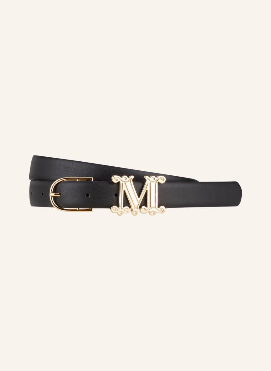 Max Mara Leather belt OTRE, Color: BLACK(Image 1)