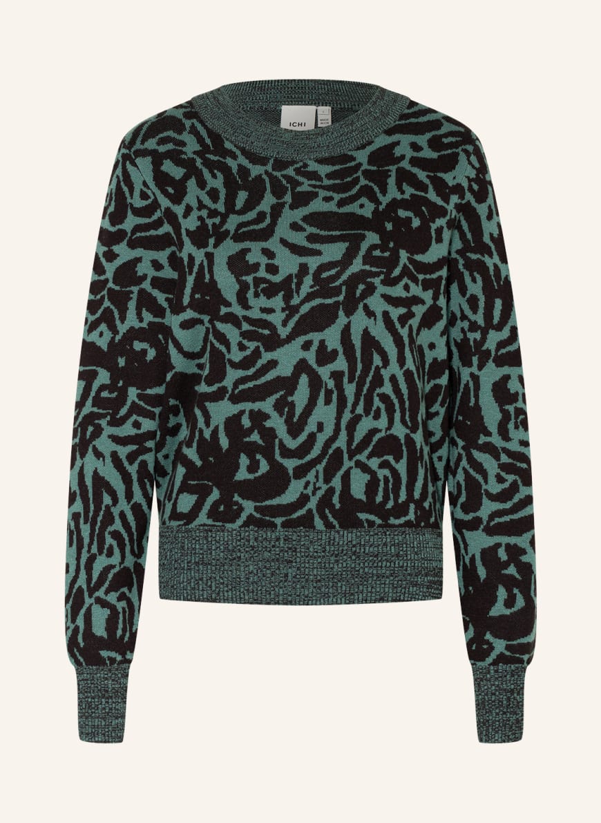 ICHI Sweater IHMELEO in black/ green - Buy Online! | Breuninger