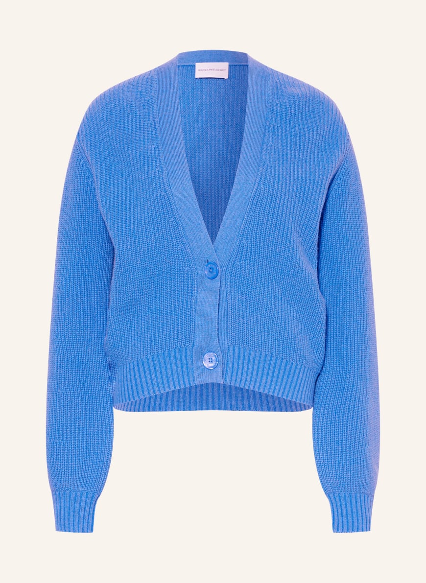 HERZEN'S ANGELEGENHEIT Cardigan with cashmere, Color: BLUE (Image 1)