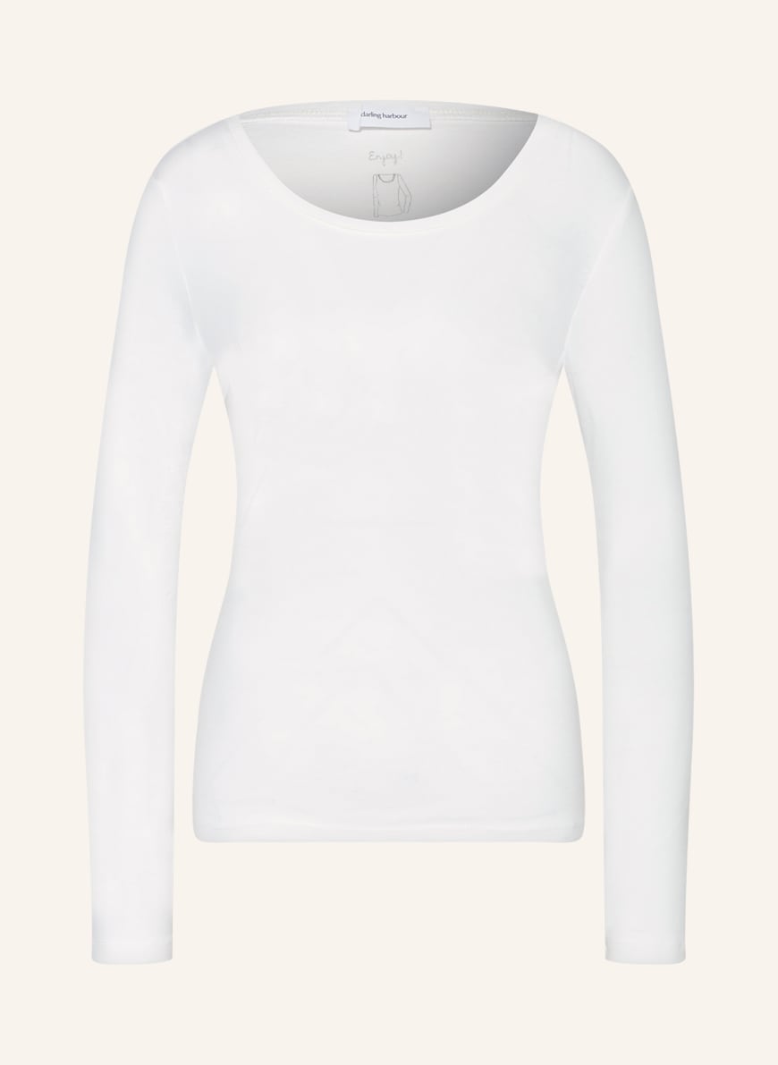 darling harbour Long sleeve shirt, Color: WHITE (Image 1)