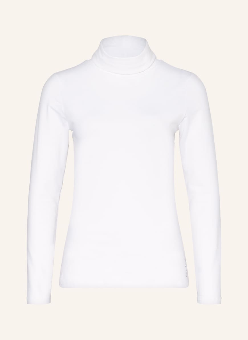 darling harbour Turtleneck shirt, Color: WHITE(Image 1)