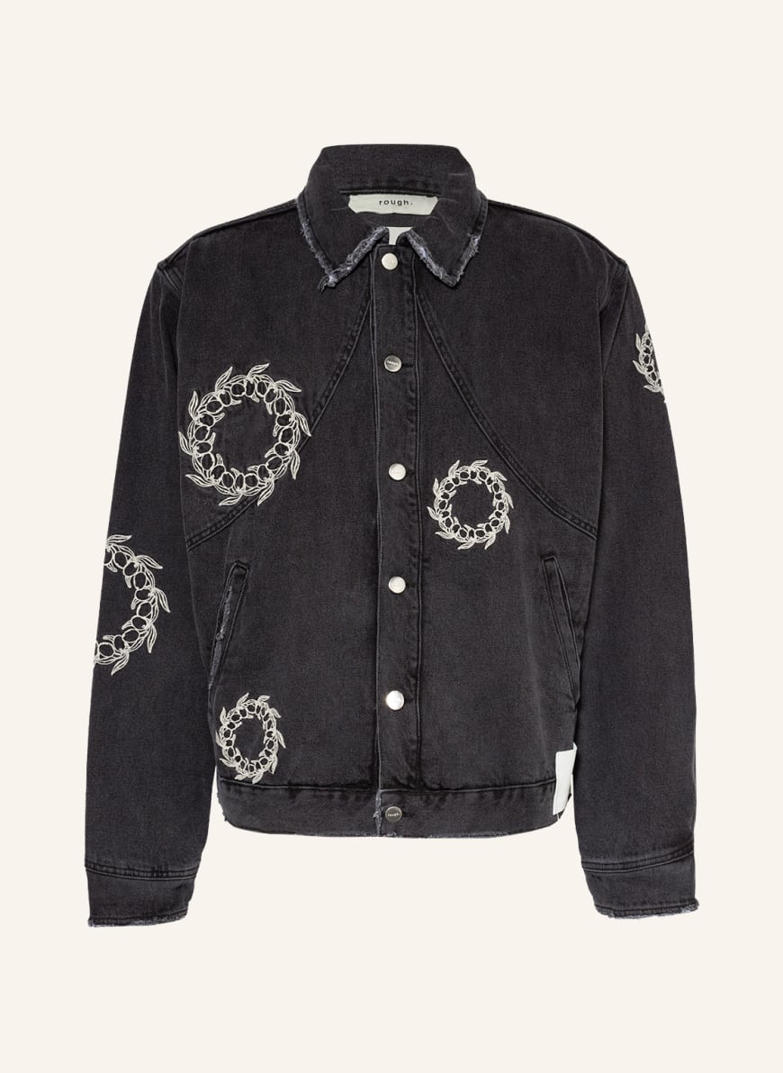 rough. Denim jacket ELIA with 