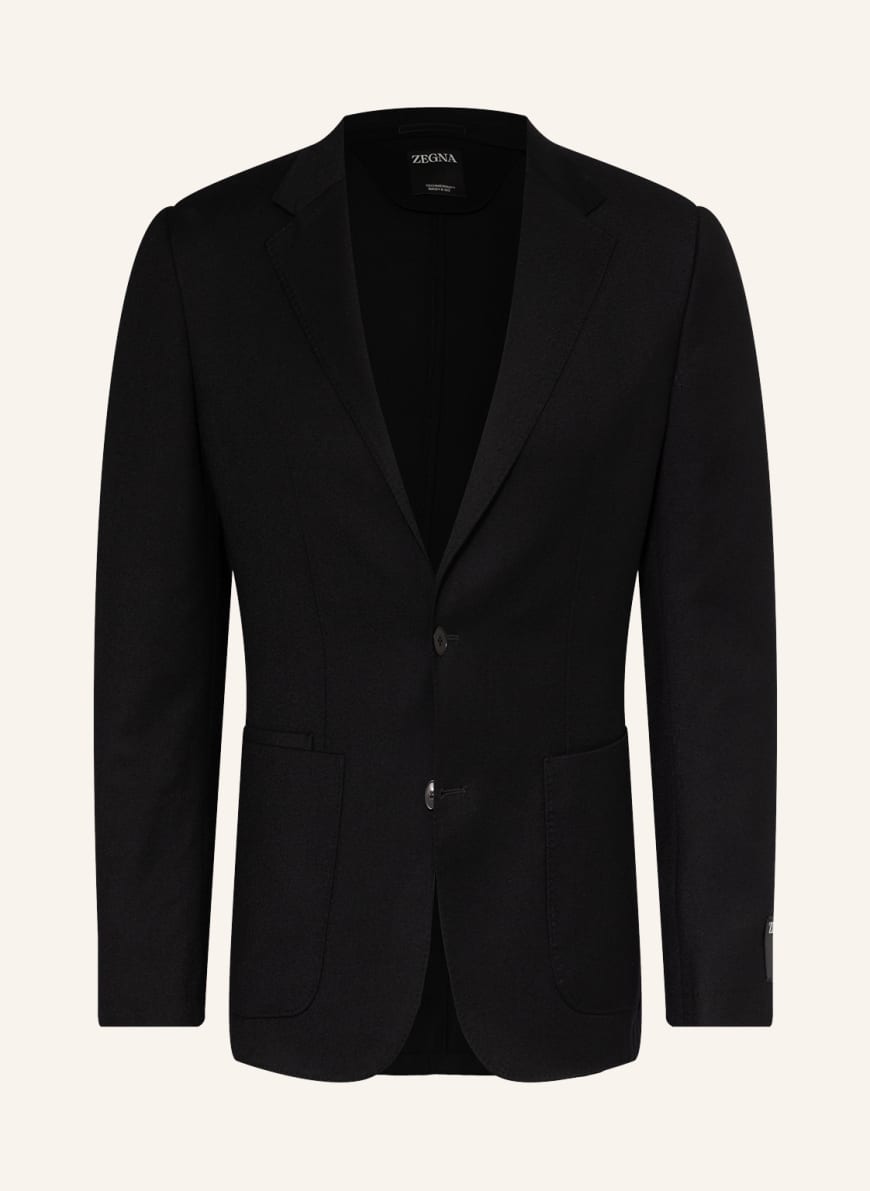 ZEGNA Tailored jacket DROP 8 extra slim fit made of merino wool, Color: BLACK(Image 1)
