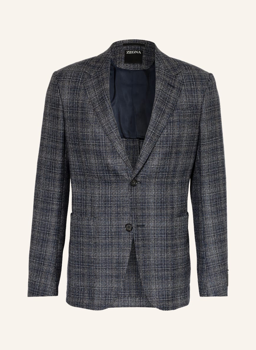 ZEGNA Tailored jacket DROP7 slim fit , Color: DARK GRAY(Image 1)