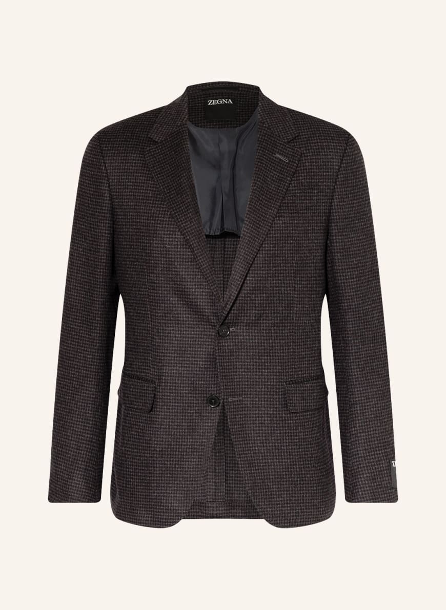 ZEGNA Tailored jacket DROP 7 slim fit, Color: DARK GRAY (Image 1)