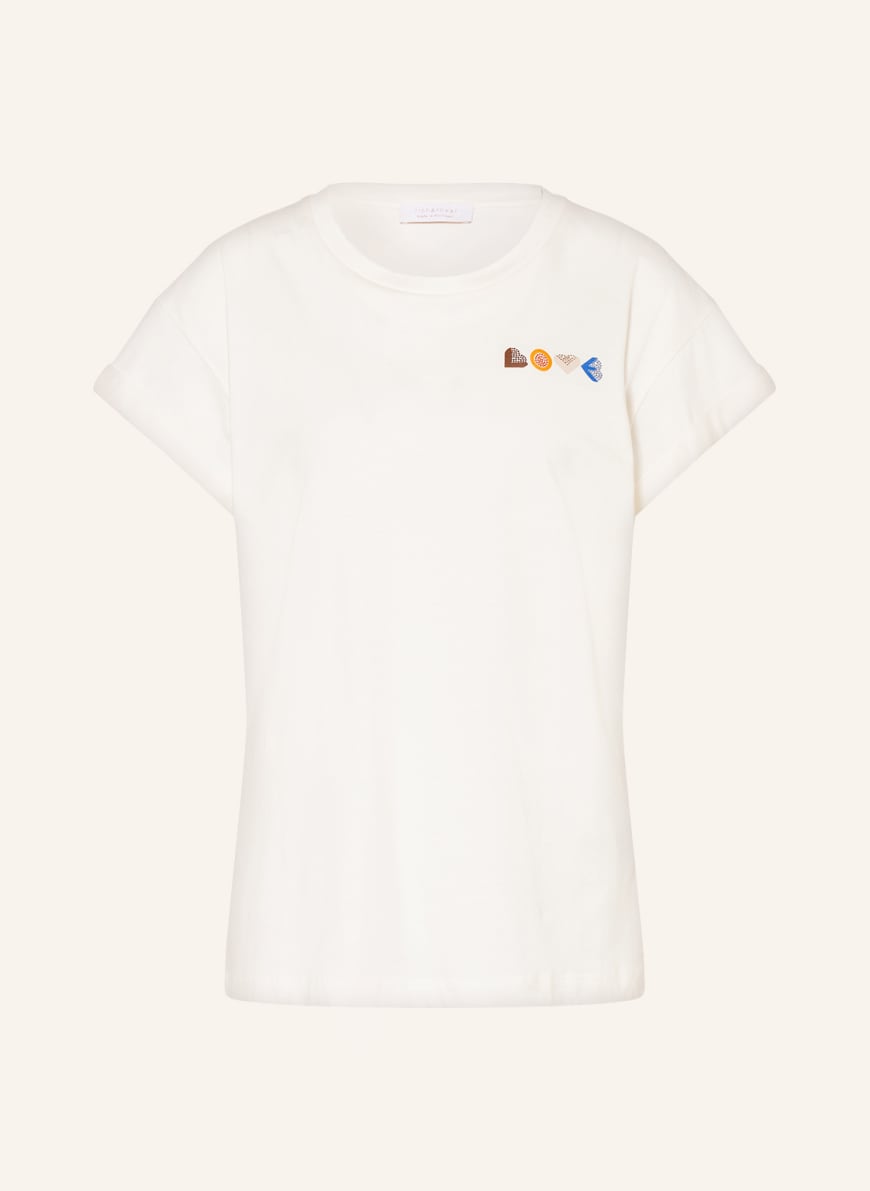 rich&royal T-Shirt mit Schmucksteinen, Farbe: ECRU (Bild 1)