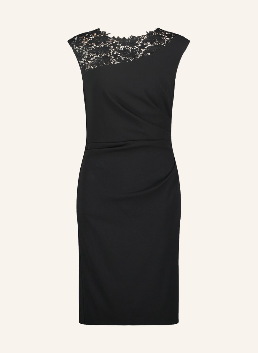 Vera Mont Dress with lace , Color: BLACK(Image 1)