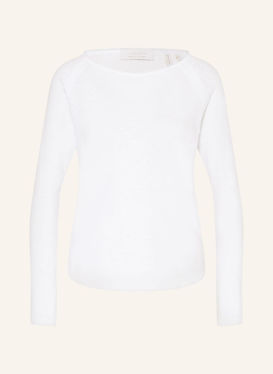 rich&royal Long sleeve shirt, Color: WHITE (Image 1)