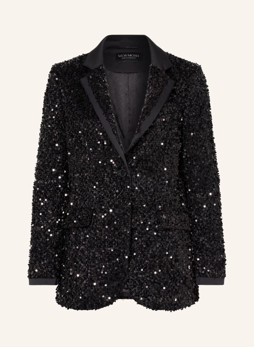 MOS MOSH Blazer CARY LALA with sequins, Color: BLACK (Image 1)