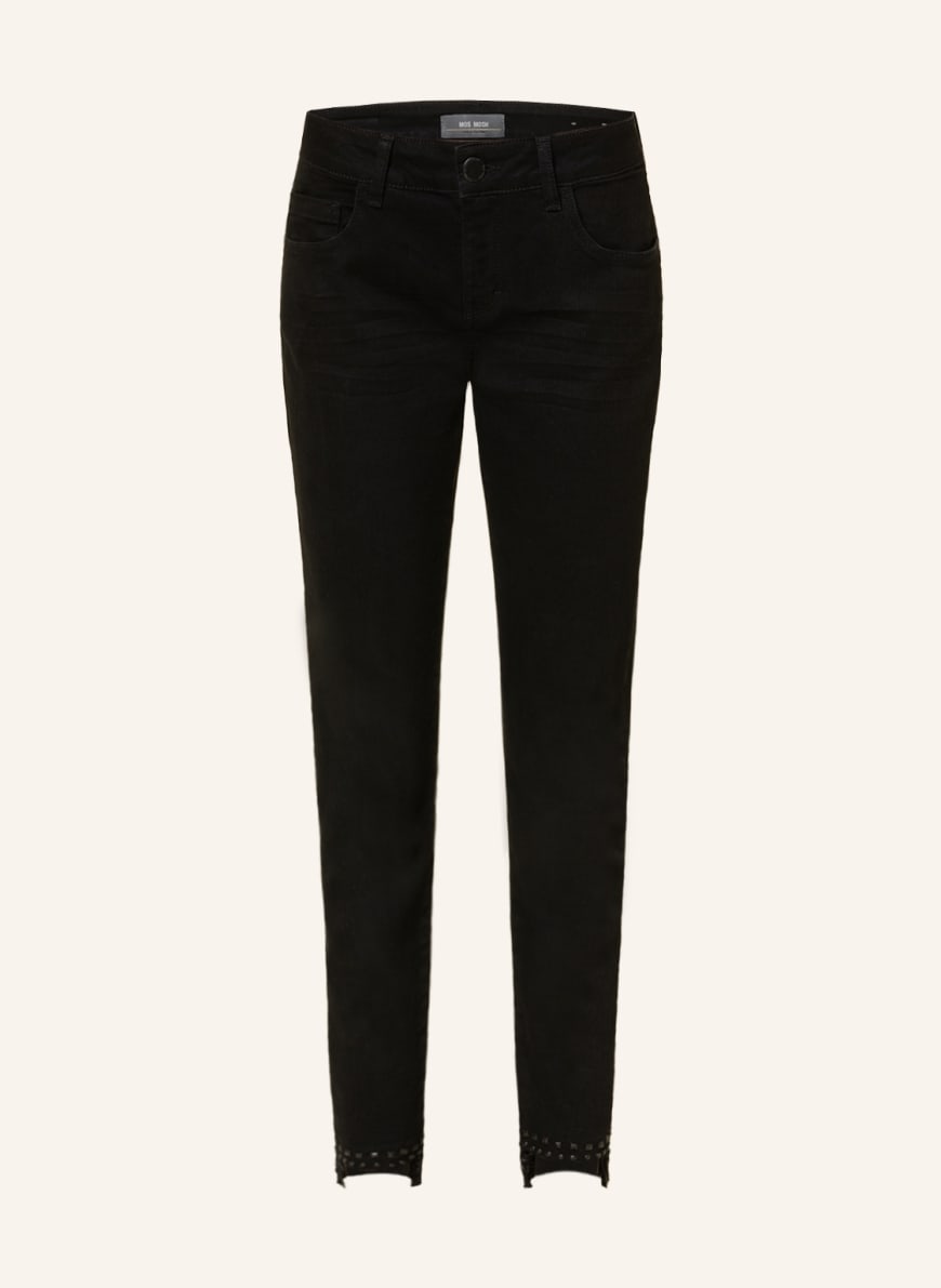 MOS MOSH Skinny jeans SUMNER TONE TROK with rivets, Color: 801 BLACK(Image 1)