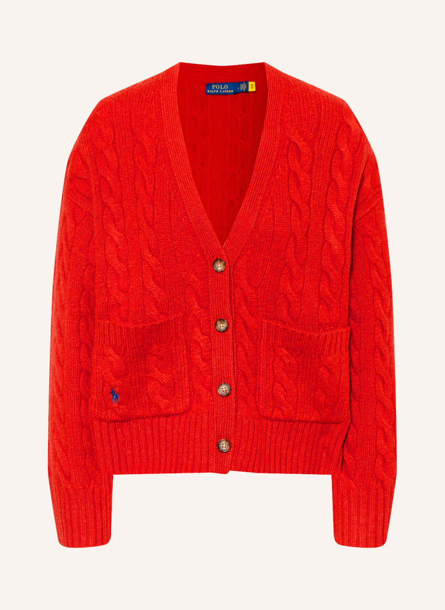 POLO RALPH LAUREN Cardigan, Color: RED (Image 1)