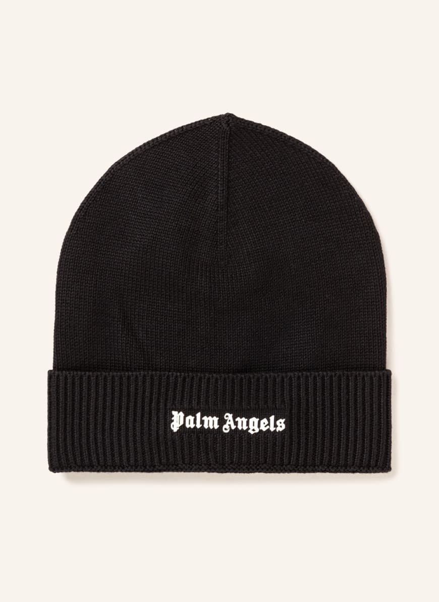 Palm Angels Hat, Color: BLACK/ WHITE (Image 1)