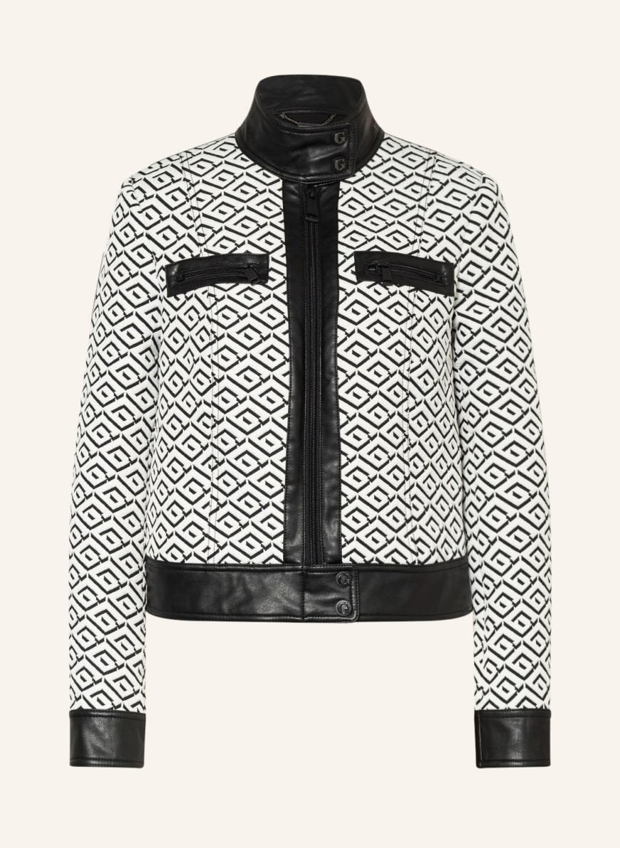 GUESS Jacket GRETA , Color: WHITE/ BLACK (Image 1)