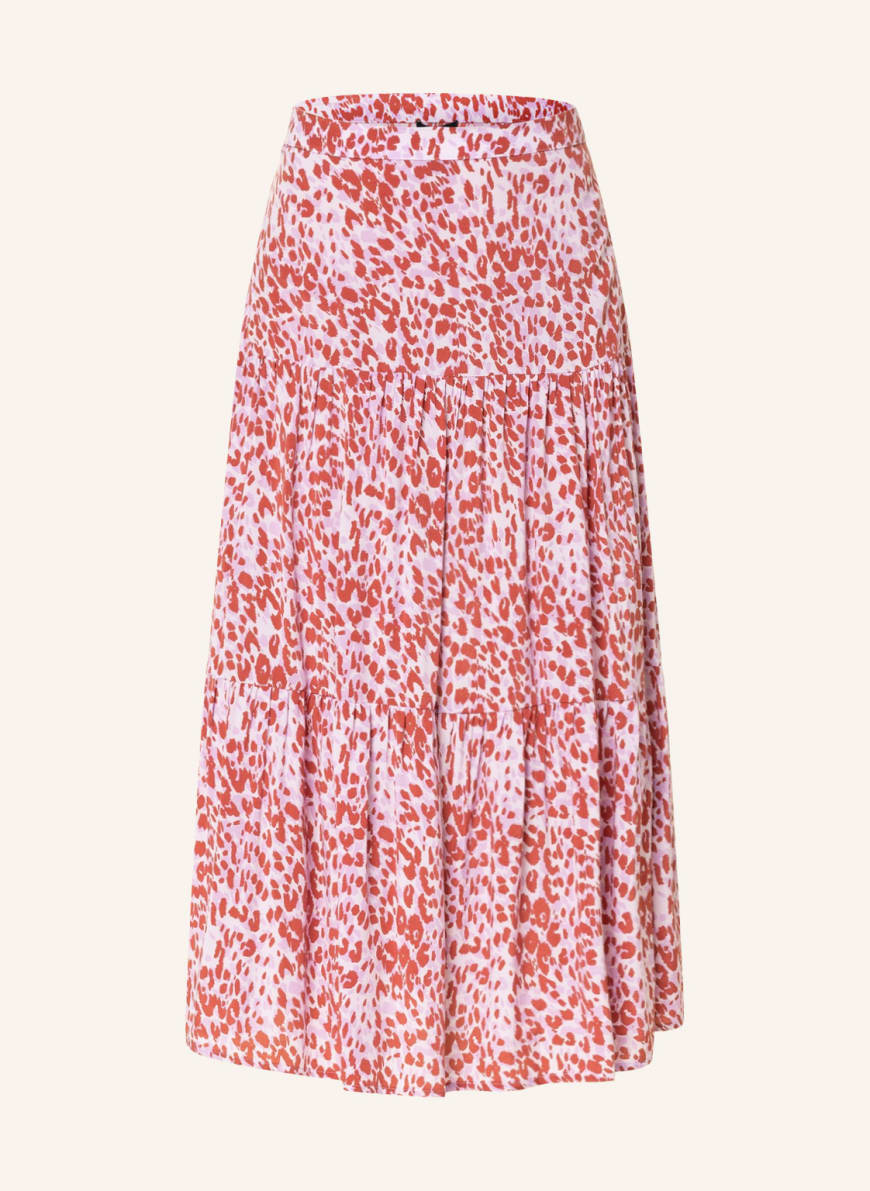 WHISTLES Skirt SUMMER CHEETAH, Color: WHITE/ RED/ LIGHT PURPLE (Image 1)