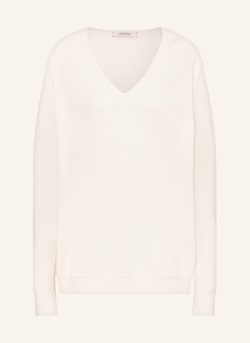 DOROTHEE SCHUMACHER Sweater with cashmere, Color: ECRU(Image 1)