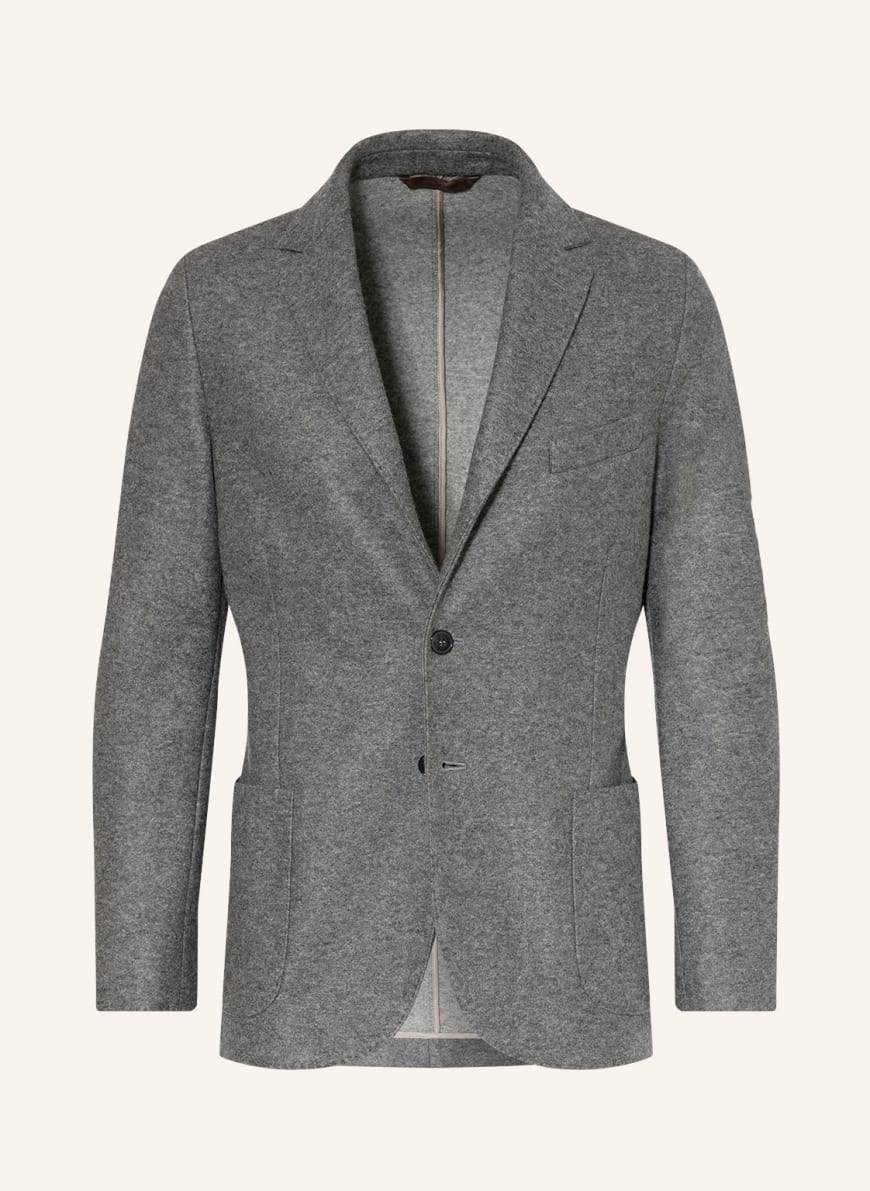 manzoni 24 Flannel tailored jacket extra slim fit, Color: GRAY(Image 1)