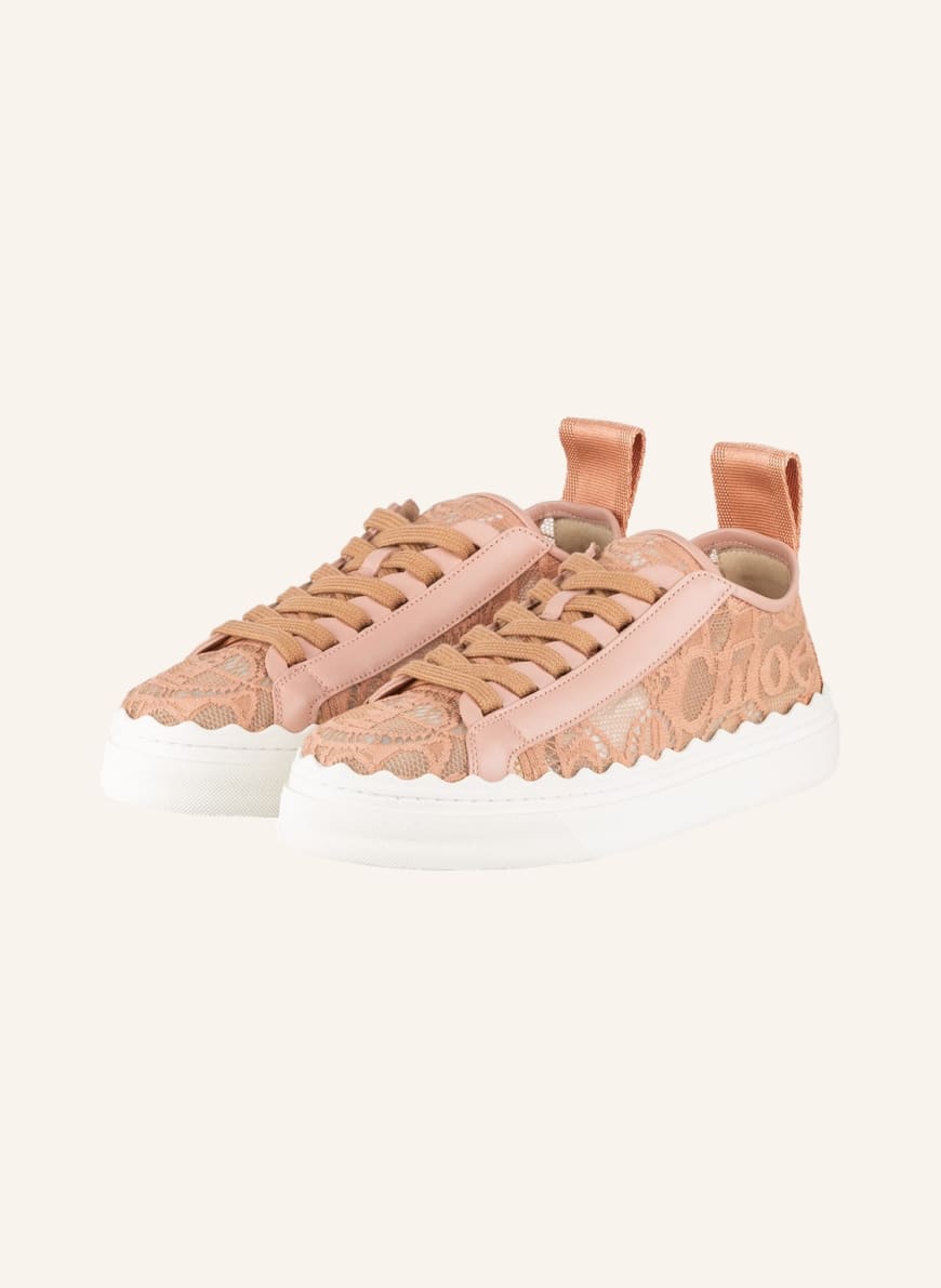 Chloé Sneaker LAUREN mit Spitze, Farbe: 26C Pink Tea(Bild 1)