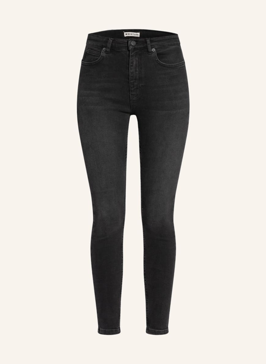 WHISTLES Skinny jeans, Color: 1 BLACK	 (Image 1)