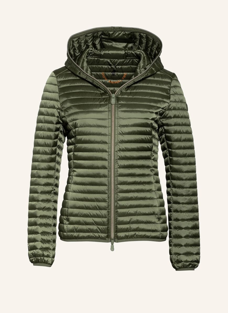 SAVE THE DUCK Quilted jacket IRIS ALEXIS, Color: OLIVE (Image 1)