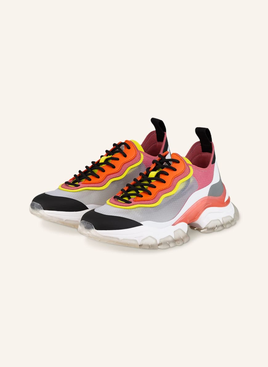MONCLER Sneakers LEAVE NO TRACE LIGHT in black/ dark orange MONCLER Sneakers LEAVE NO TRACE LIGHT in black/ dark orange