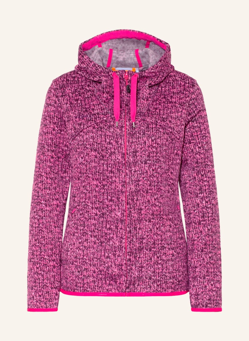 MAMMUT Knitted fleece jacket CHAMUERA, Color: PINK/ PINK(Image 1)
