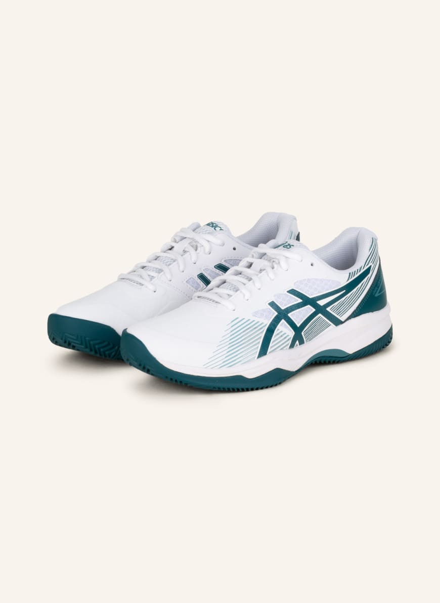 ASICS Tennis shoes GEL-GAME 8, Color: WHITE/ TEAL (Image 1)