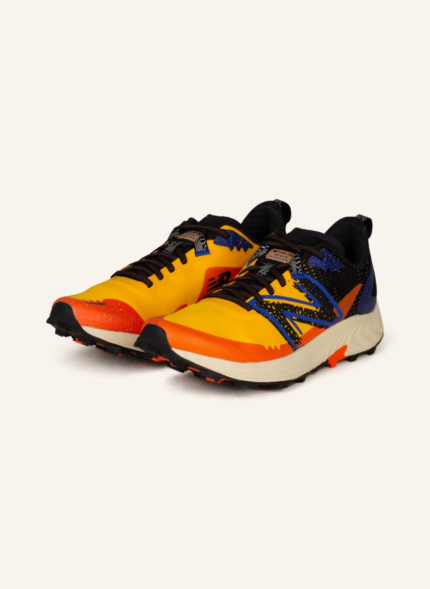 new balance Trail Running Shoes FUELCELL SUMMIT UNKNOWN V3 , Color: YELLOW/ ORANGE/ BLACK (Image 1)