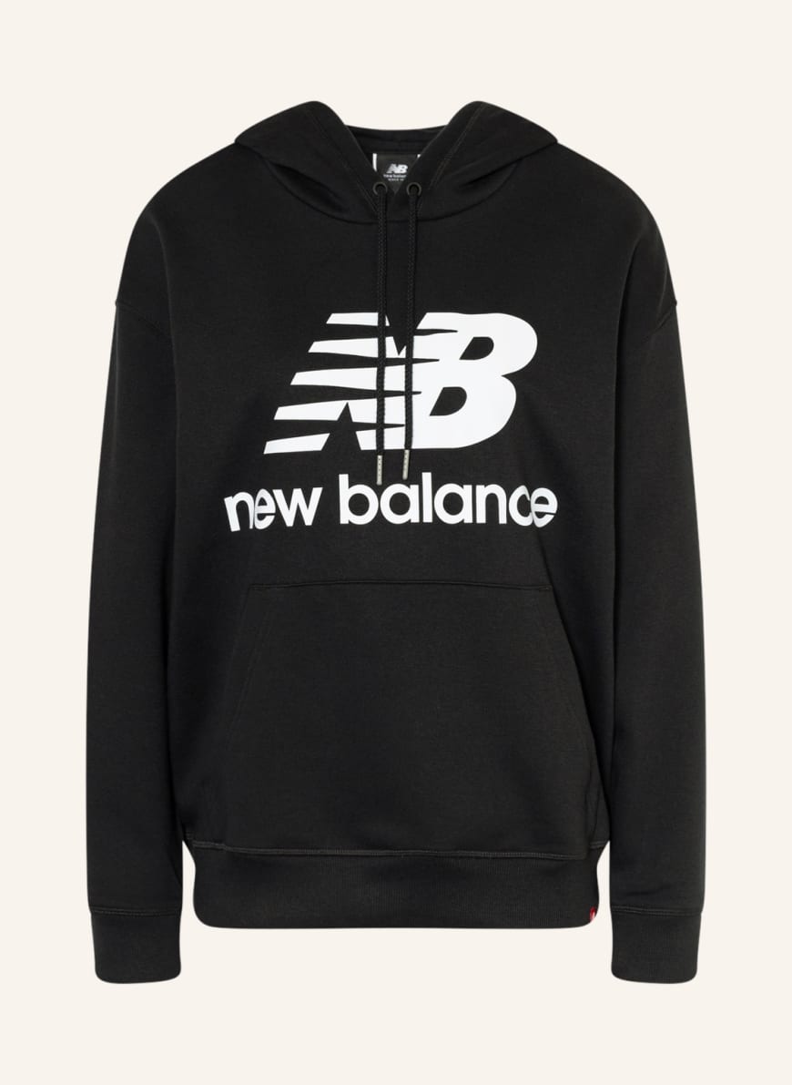new balance Oversized hoodie ESSENTIALS, Color: BLACK (Image 1)