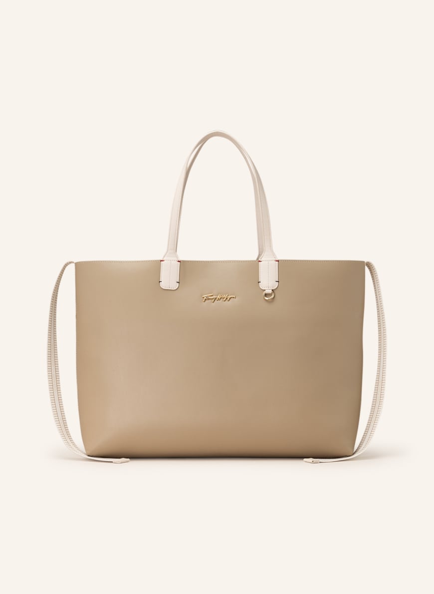 TOMMY HILFIGER Shopper with pouch , Color: BEIGE (Image 1)