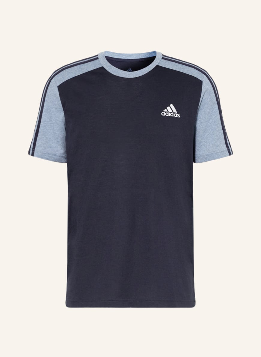 adidas T-shirt ESSENTIALS, Color: DARK BLUE/ LIGHT BLUE (Image 1)