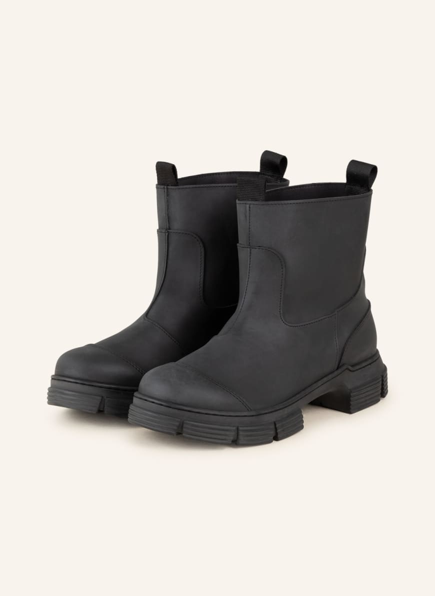 GANNI Gummi-Boots, Farbe: 099 BLACK (Bild 1)