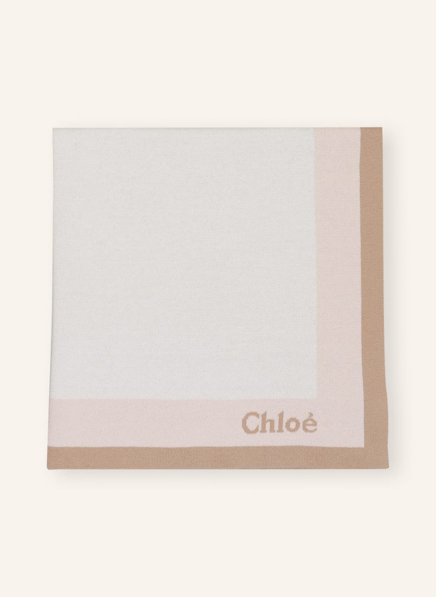 Chloé Plaid, Farbe: CREME/ HELLROSA/ HELLBRAUN (Bild 1)