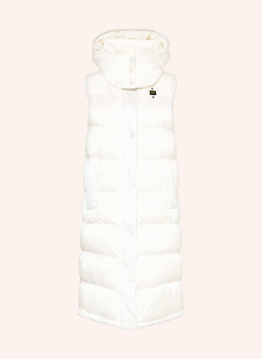 Blauer Quilted vest with removable hood and DUPONT™ SORONA® insulation, Color: ECRU (Image 1)