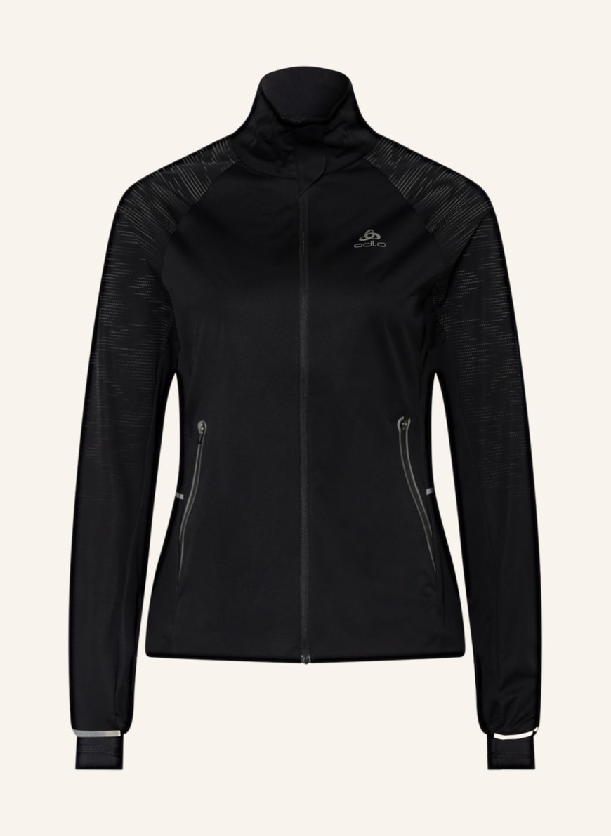 odlo Running jacket ZEROWEIGHT PRO WARM with mesh, Color: 15000 BLACK (Image 1)