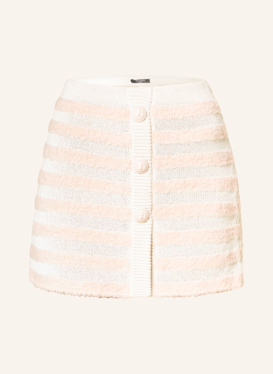 BALMAIN Knit skirt , Color: ECRU/ LIGHT PINK (Image 1)