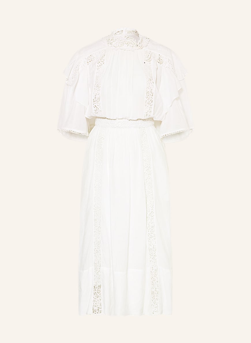 ISABEL MARANT ÉTOILE Dress GALINA with lace, Color: WHITE (Image 1)