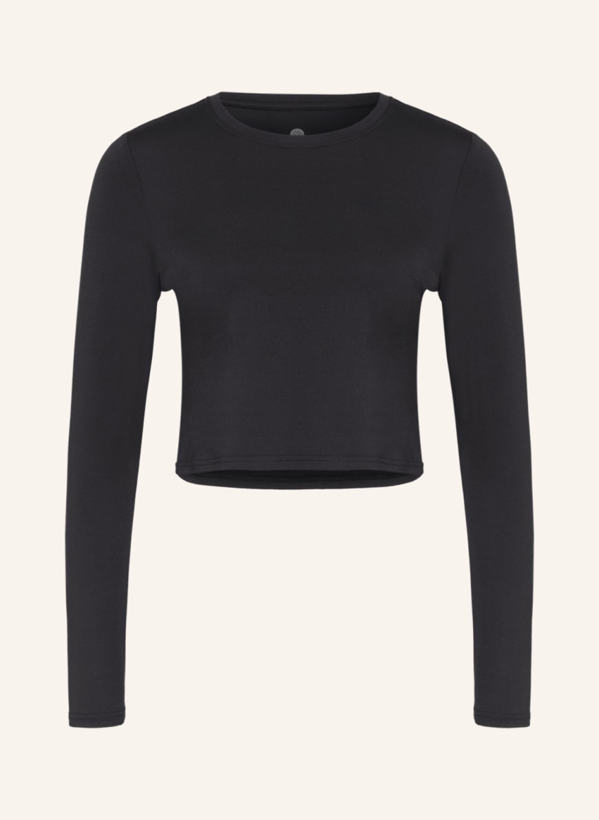 ATHLECIA Cropped-Longsleeve KIRILLOV, Farbe: SCHWARZ(Bild 1)