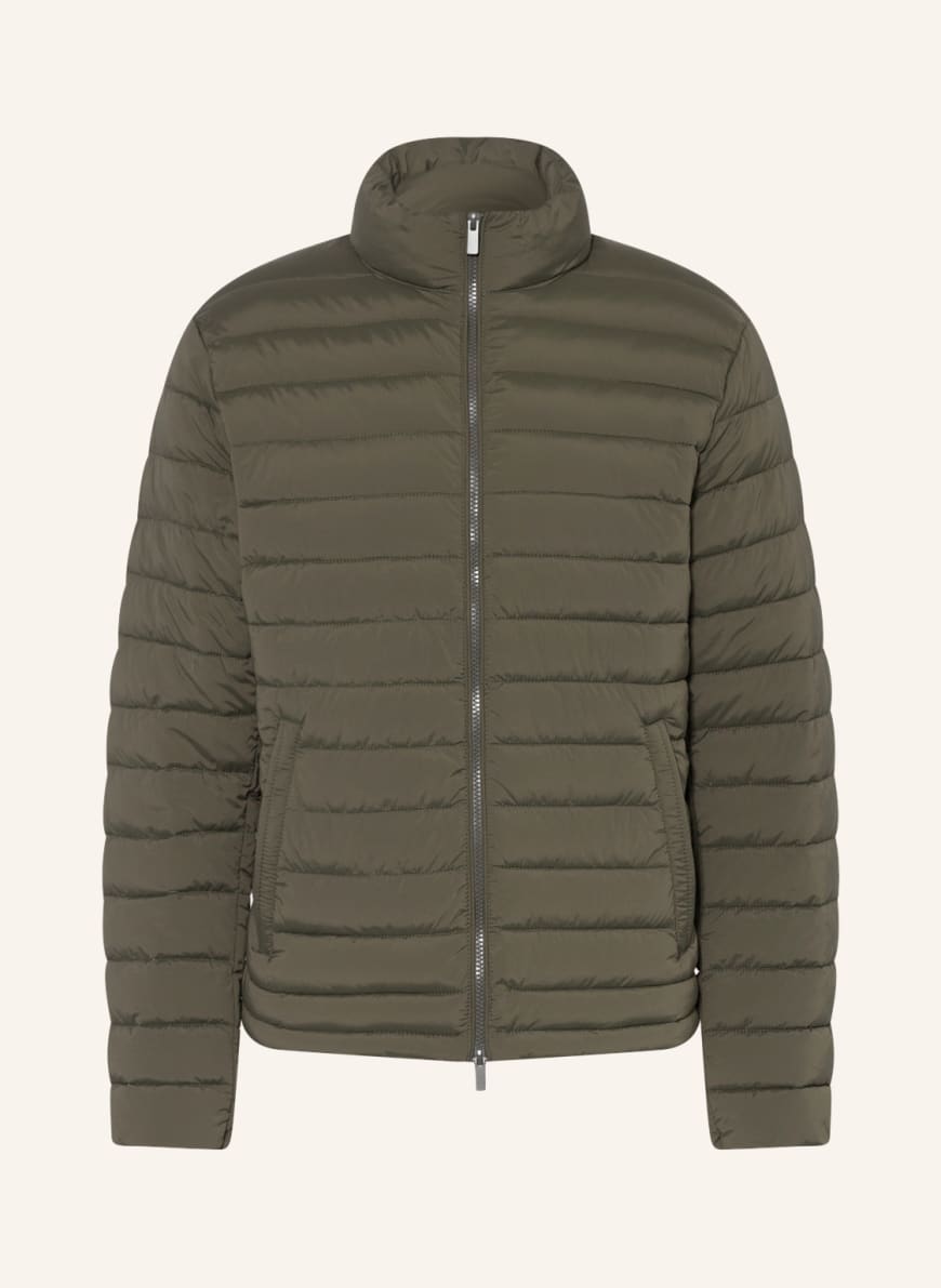 STROKESMAN'S Quilted jacket, Color: OLIVE(Image 1)