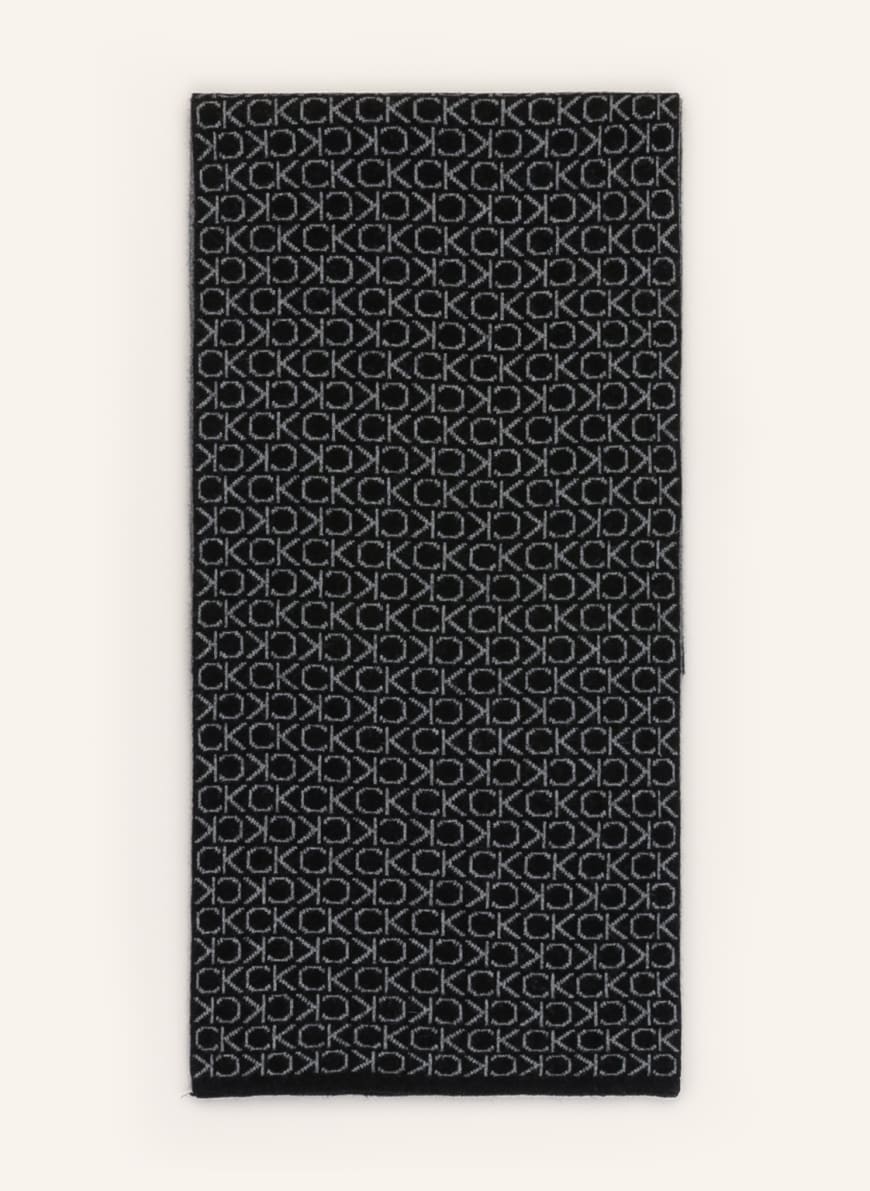 Calvin Klein Scarf , Color: BLACK/ GRAY (Image 1)