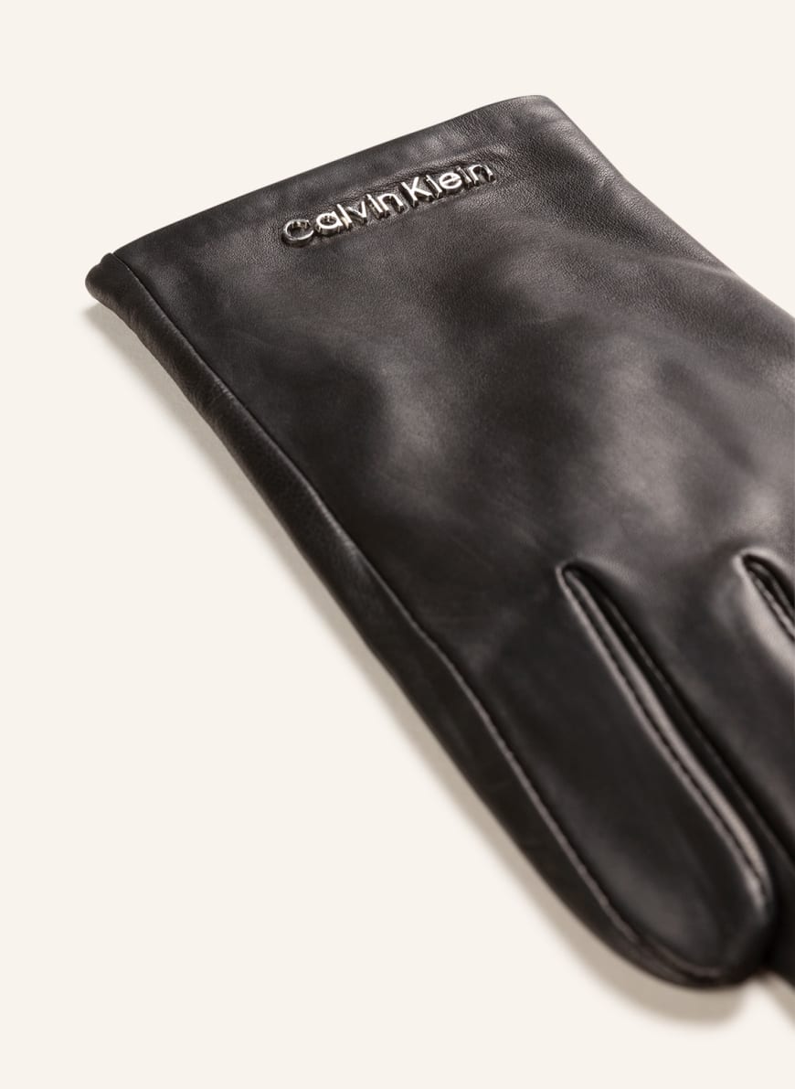 Descubrir 75+ imagen calvin klein leather gloves 