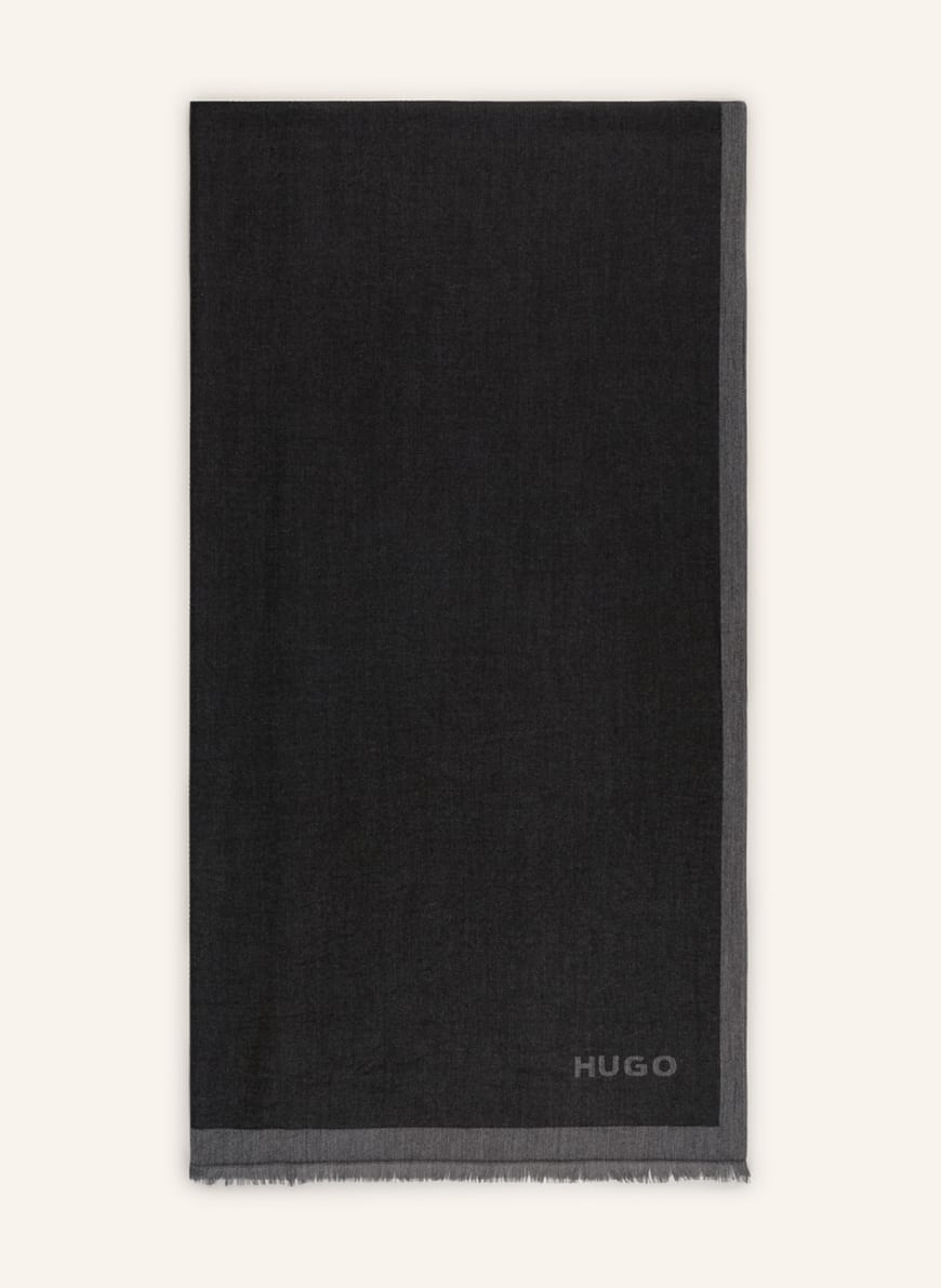 HUGO Schal, Farbe: DUNKELGRAU/ GRAU (Bild 1)