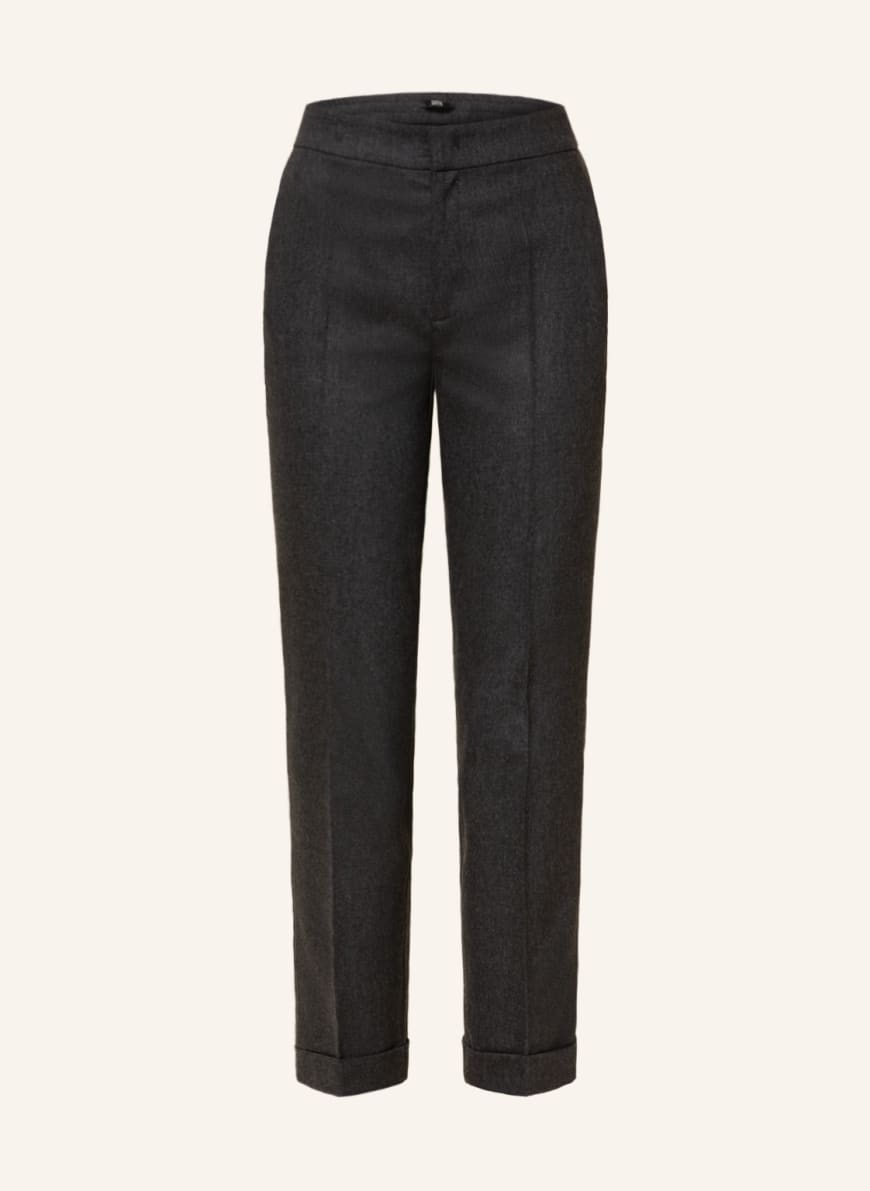 SLY 010 Flanellhose SALMA, Farbe: DUNKELGRAU(Bild 1)