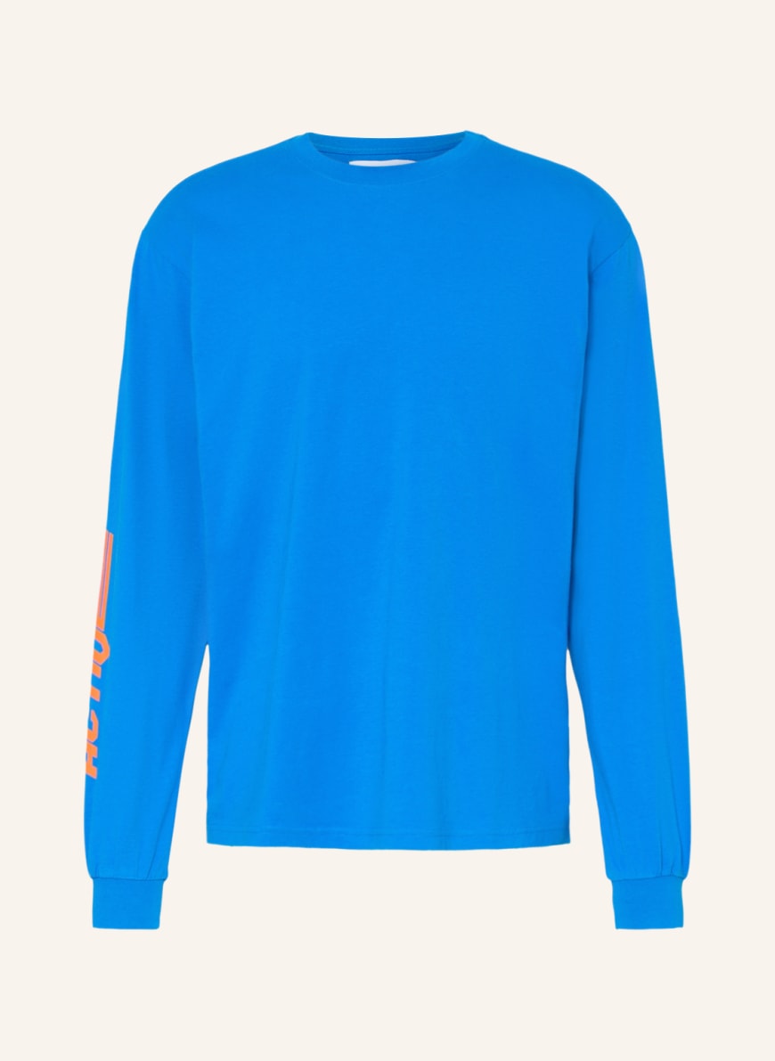 7 DAYS ACTIVE Long sleeve shirt, Color: BLUE(Image 1)