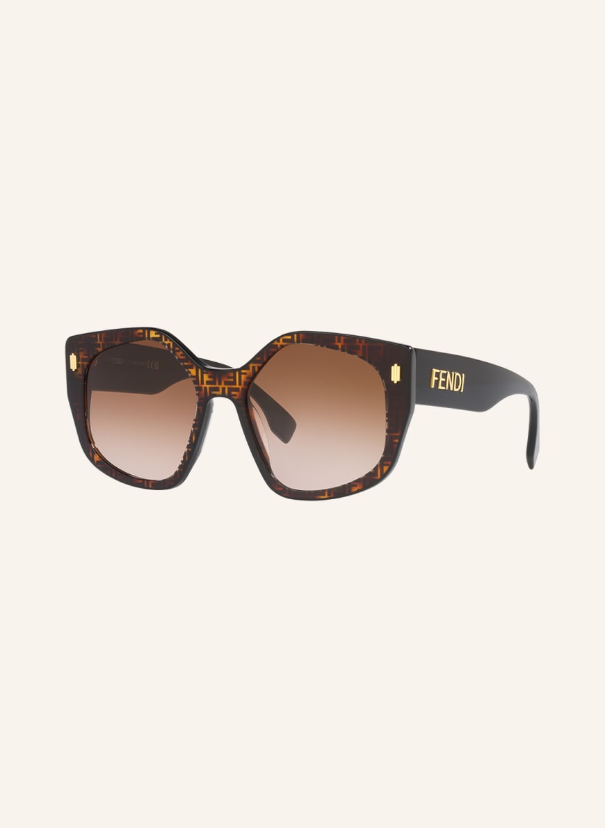 FENDI Sunglasses FE40017I, Color: 4402B1 - BROWN HAVANA/ BROWN GRADIENT(Image 1)