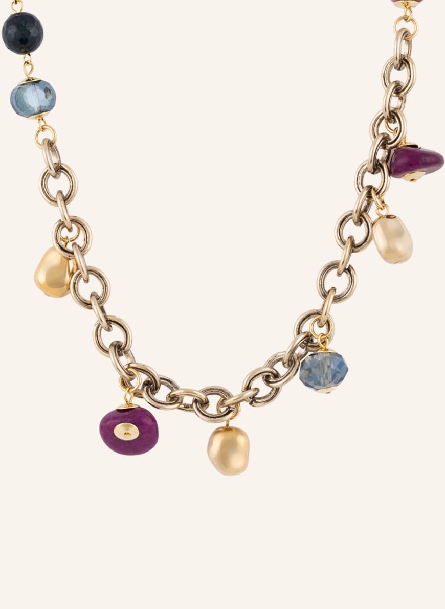 ETRO Necklace, Color: GOLD/ PURPLE/ BROWN(Image 1)