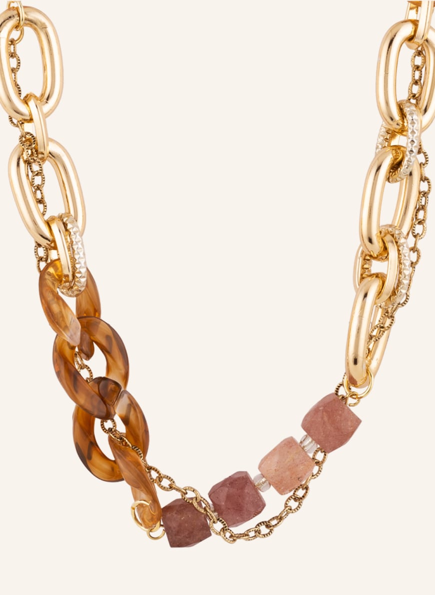 ETRO Necklace, Color: BEIGE/ WHITE/ GOLD(Image 1)
